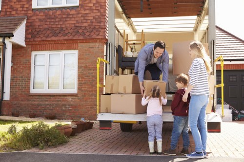 Swisscottage removals team preparing a careful local move
