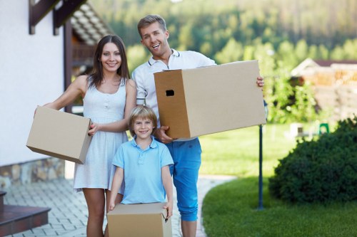 Local removals team navigating a flat move in Swiss Cottage