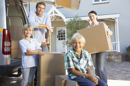 Packing and loading support for a Swiss Cottage home removal